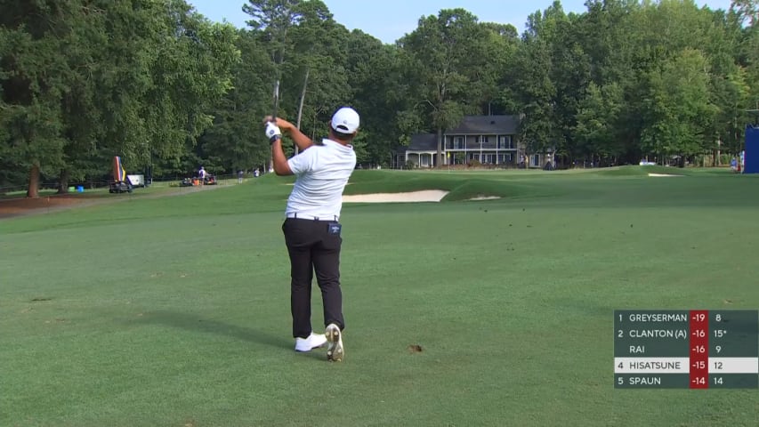 Ryo Hisatsune's nice approach sets up birdie at Wyndham