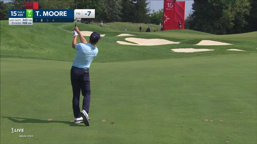 Taylor Moore makes birdie on No. 15 at 3M Open