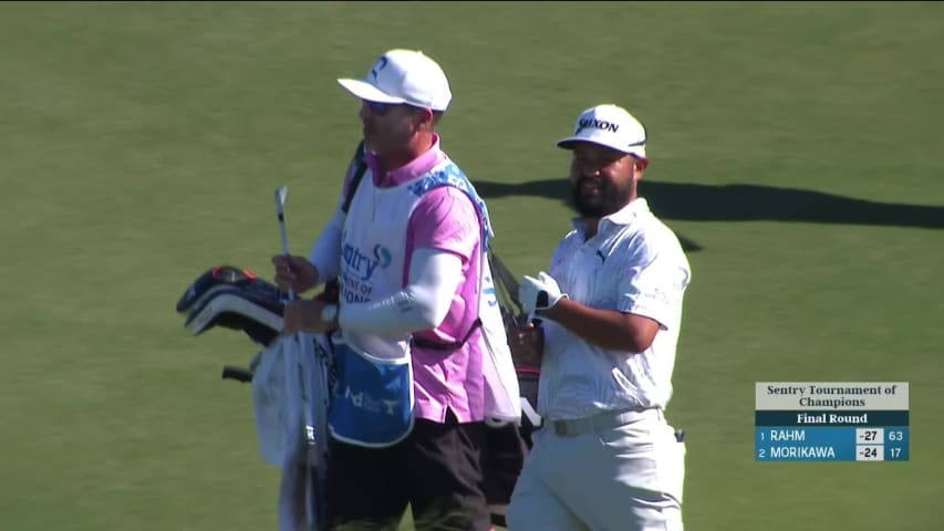 J.J. Spaun makes birdie on No. 18 at Sentry