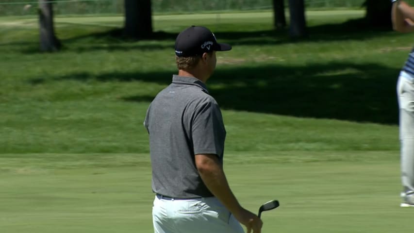 Brice Garnett's approach to set up eagle is the Shot of the Day