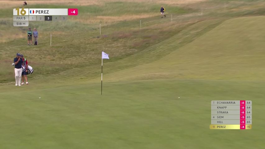 Victor Perez's pitch-and-run creates birdie at Genesis Scottish Open