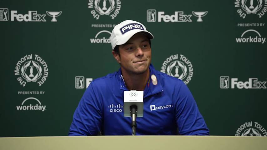 Viktor Hovland on watching the Memorial while growing up in Norway