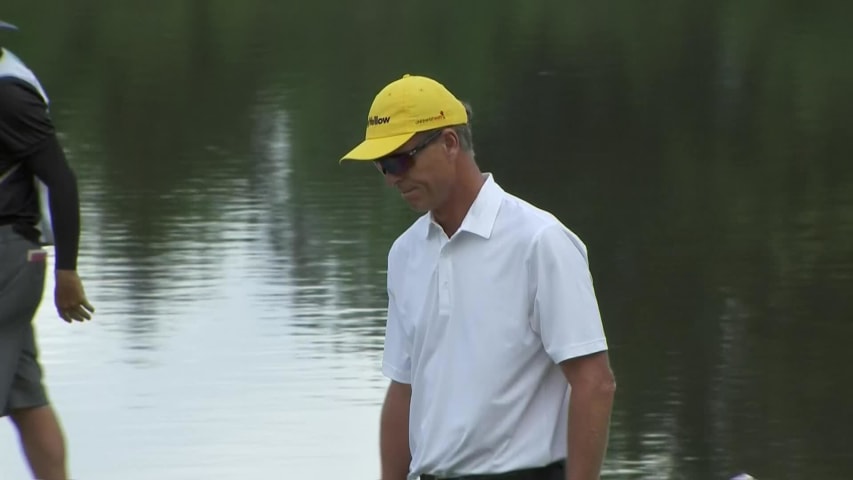 John Senden makes birdie on No. 18 at Mitsubishi