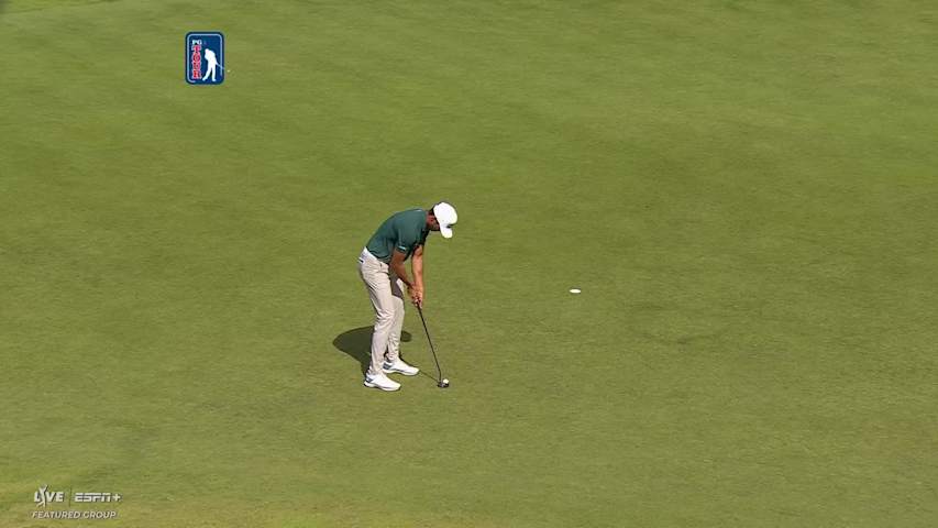 Johannes Veerman makes birdie on No. 17 at Genesis Scottish Open