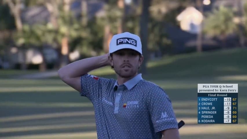 Harrison Endycott wins PGA TOUR Q-School and claims TOUR card