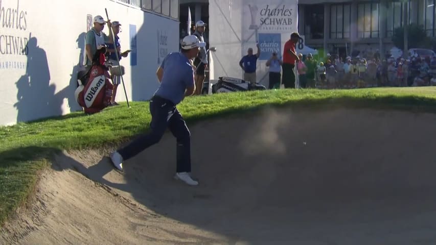 Padraig Harrington's bunker play leads to birdie at Charles Schwab