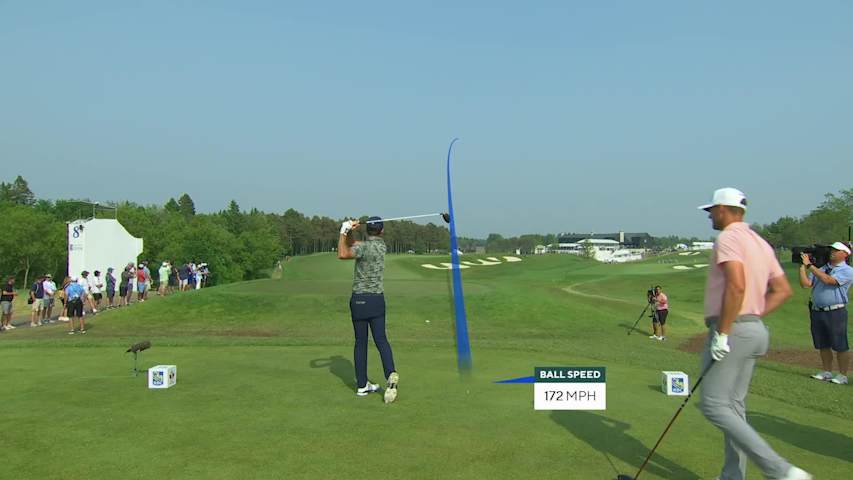 Nick Taylor makes eagle putt on No. 18 at RBC Canadian