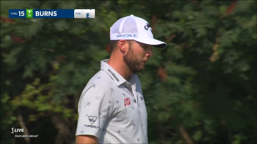 Sam Burns makes 14-footer for birdie at 3M Open