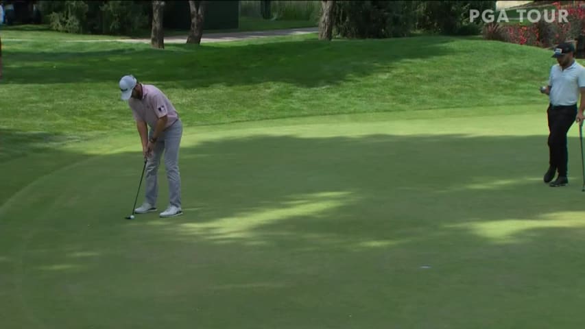 Cameron Young birdies No. 17 in Round 4 at Albertsons Boise Open