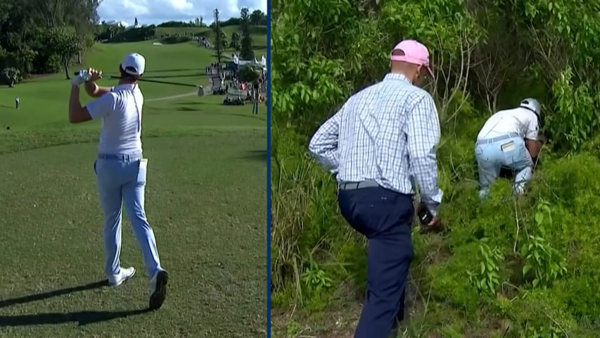 Ben Griffin makes bogey after unplayable at Butterfield Bermuda