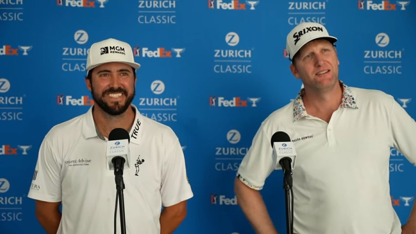 Hubbard and Brehm’s interview after Round 2 of Zurich Classic