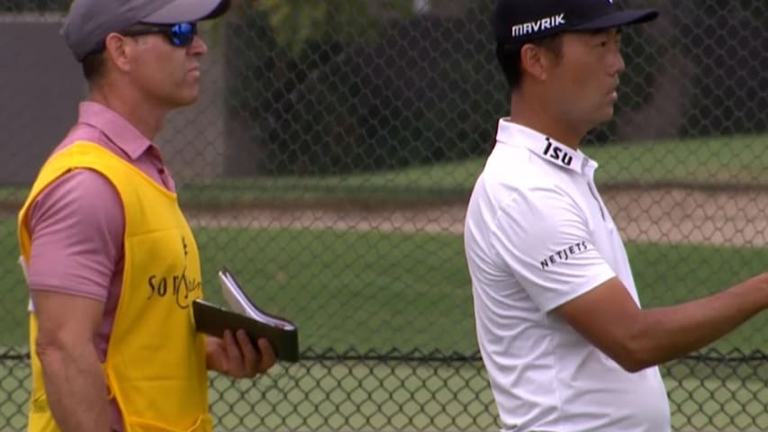 Kevin Na and caddie conversations at Sony Open