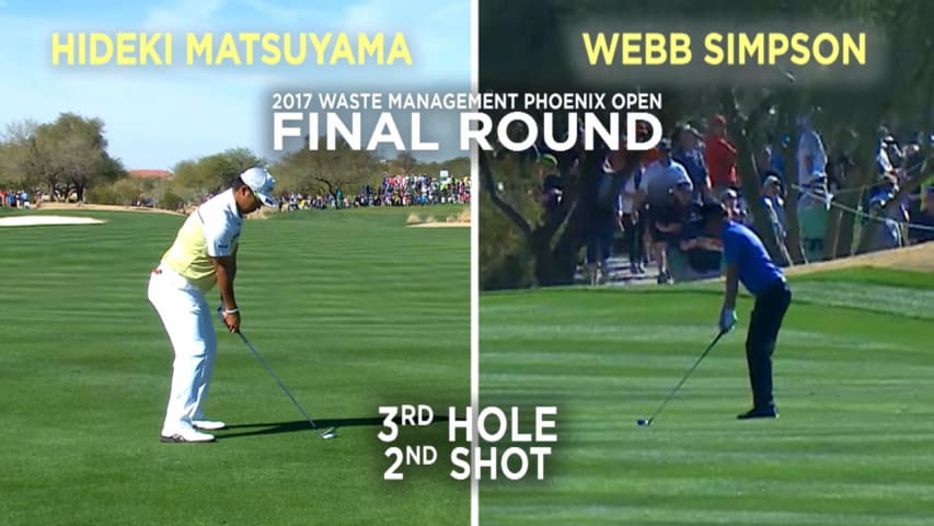 By the Numbers: Hideki Matsuyama and Webb Simpson at Waste Management