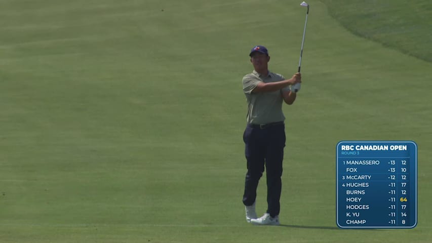 Byeong Hun An makes birdie on No. 18 at RBC Canadian