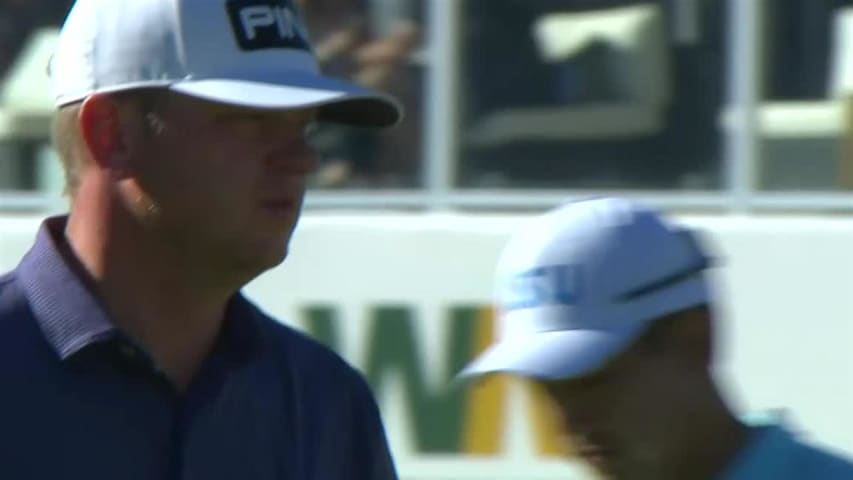 Nate Lashley's impressive tee shot leads to birdie at Waste Management