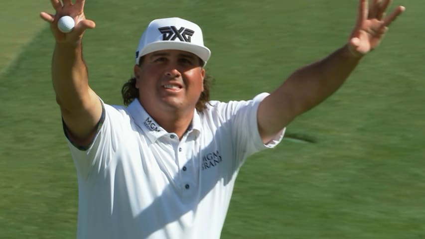 Pat Perez's reaction is priceless at Wells Fargo