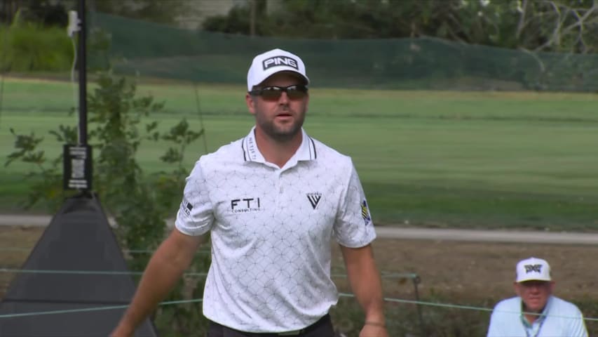 Corey Conners makes eagle putt on No. 12 at Procore