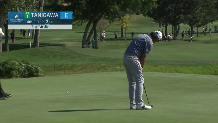 Ken Tanigawa buries long-range birdie putt at Sanford International