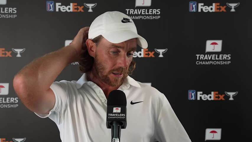 Tommy Fleetwood’s interview after Round 4 of Travelers
