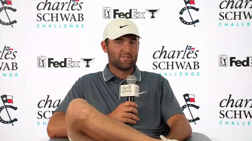 Scottie Scheffler on playing after a major win, feelings heading into Charles Schwab