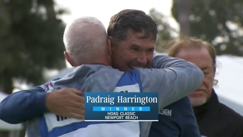 Padraig Harrington wins with clutch birdie at Hoag Classic