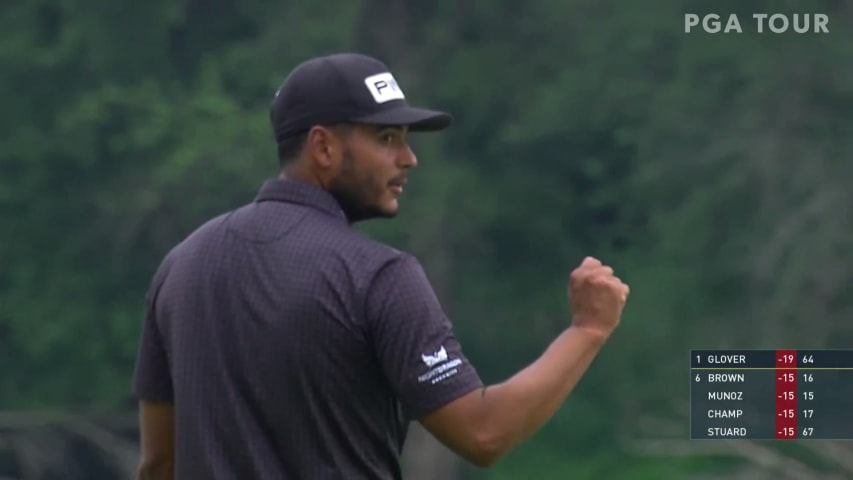 Sebastián Muñoz uses nice tee shot to set up birdie at John Deere