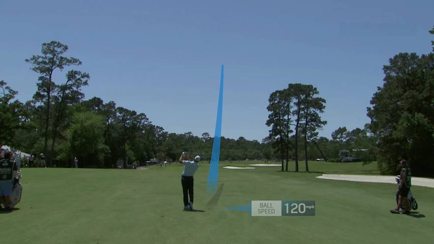 Retief Goosen makes birdie on No. 9 at Insperity Invitational