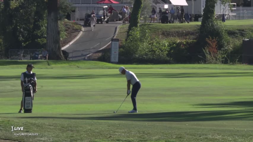 Cameron Champ makes birdie on No. 16 at Procore