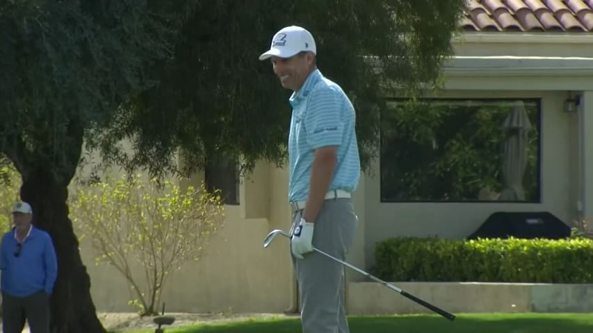 Steven Alker gets up-and-down for birdie at Galleri Classic