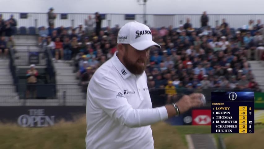 Shane Lowry's excellent tee shot yields birdie at The Open