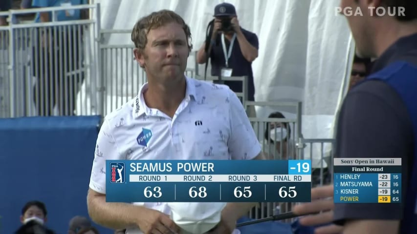 Seamus Power closes with birdie at Sony Open