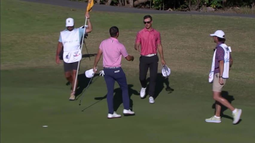 Wesley Bryan makes birdie on No. 18 at Puerto Rico