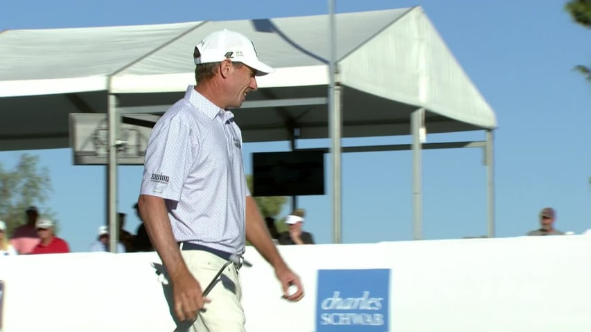 Steven Alker gets up-and-down for par at Charles Schwab