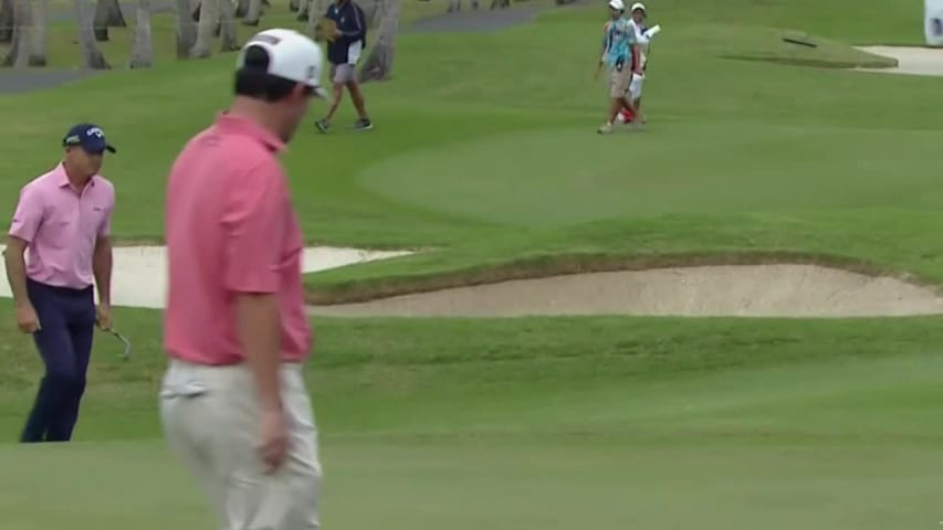 Jonathan Byrd’s birdie chip shot at Puerto Rico