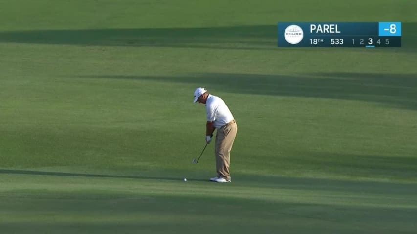 Scott Parel gets up-and-down for closing birdie at Chubb Classic