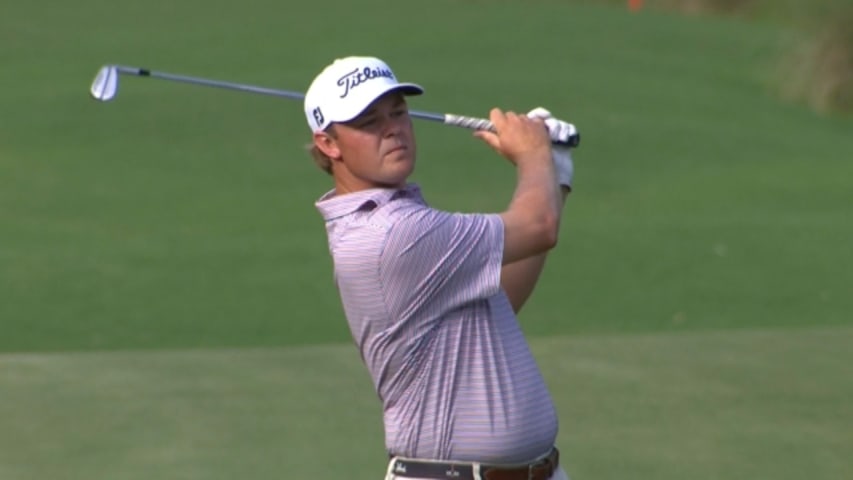 Patton Kizzire’s solid approach sets up birdie at the Web.com Tour Championship