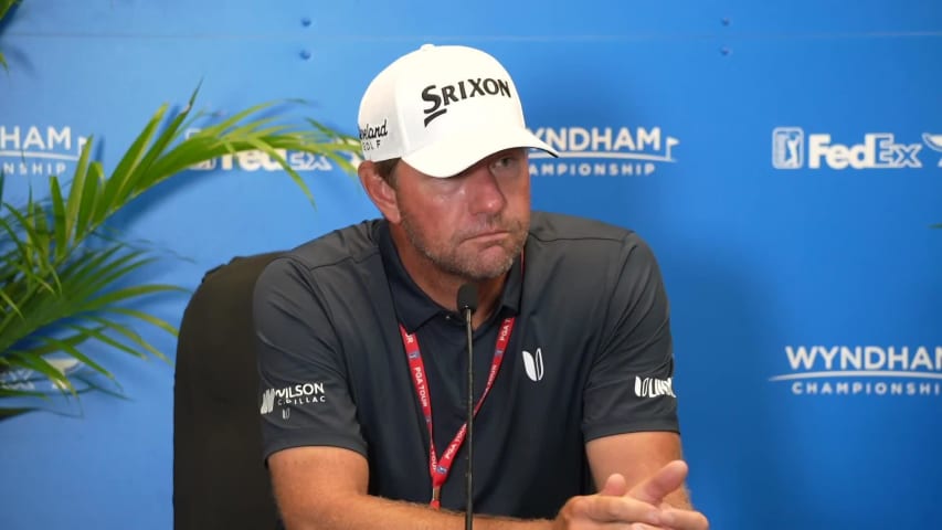 Lucas Glover on state of his golf game heading into Wyndham