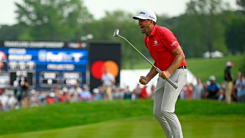 Keegan Bradley’s top shots of 2025 season