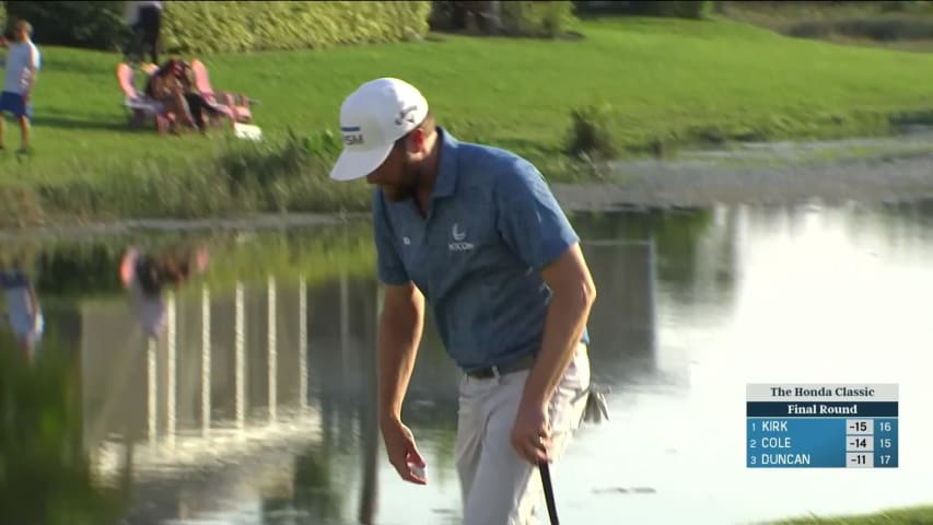 Chris Kirk drains 19-foot birdie putt on 70th hole at Honda