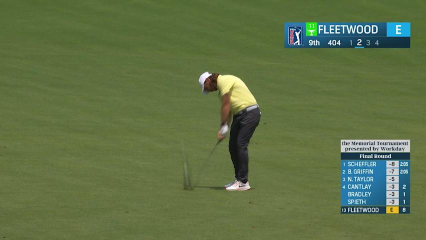 Tommy Fleetwood cards four birdies in a row at the Memorial