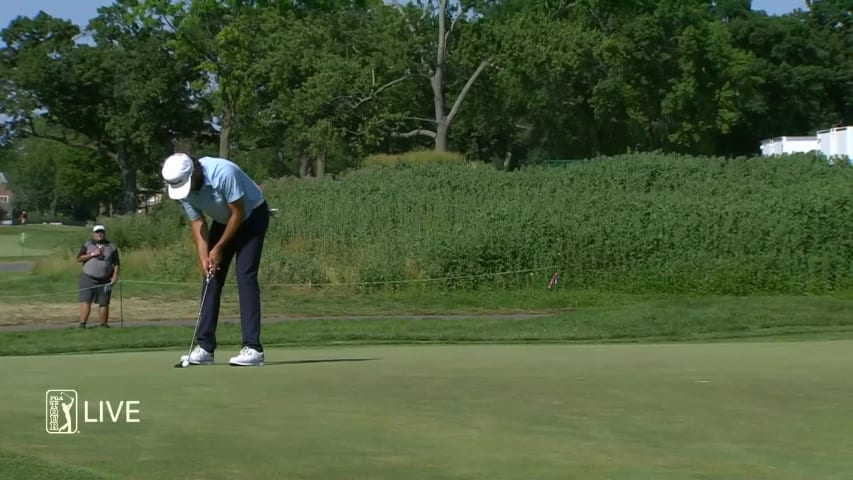 Mark Hubbard makes birdie on No. 17 in Round 4 at Rocket Mortgage