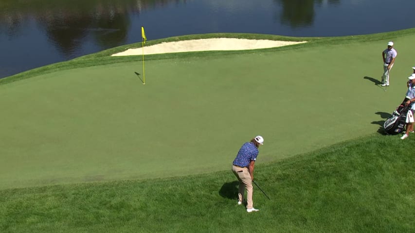 Cameron Smith’s incredible chip shots at the Memorial