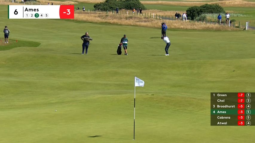 Stephen Ames uses great flop shot to set up birdie at The Senior Open