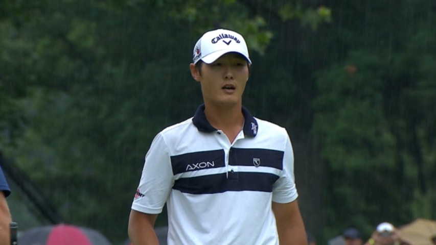 Danny Lee cashes in with birdie on first playoff hole at The Greenbrier