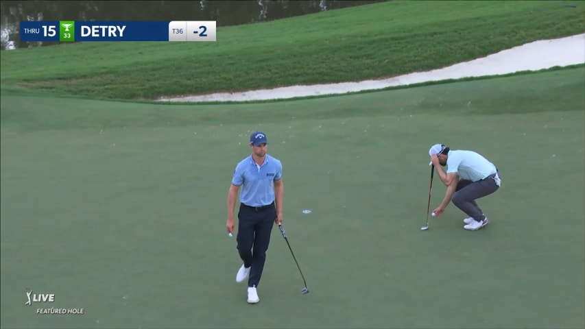 Thomas Detry makes birdie at Wyndham