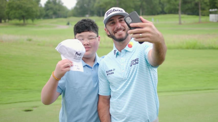  Max Homa gives St. Jude patient inside-the-ropes experience