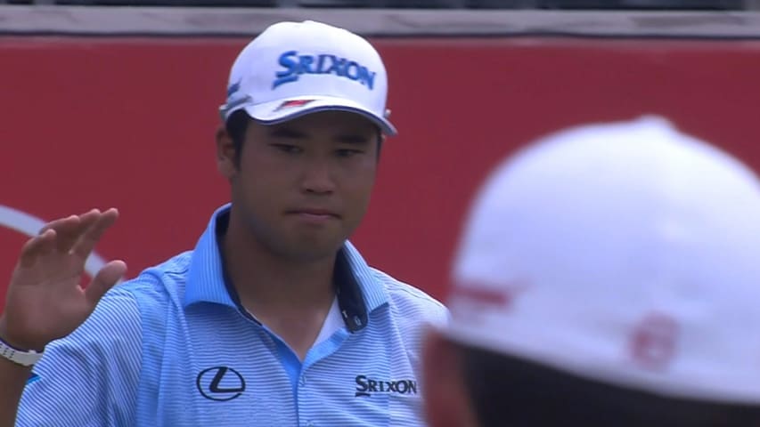 Hideki Matsuyama closes Round 4 with a birdie at CIMB