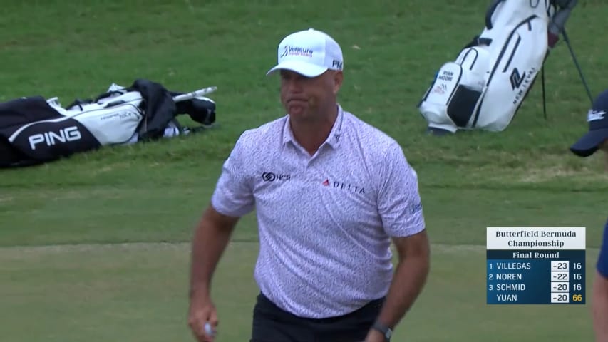 Stewart Cink cards birdie at Butterfield Bermuda