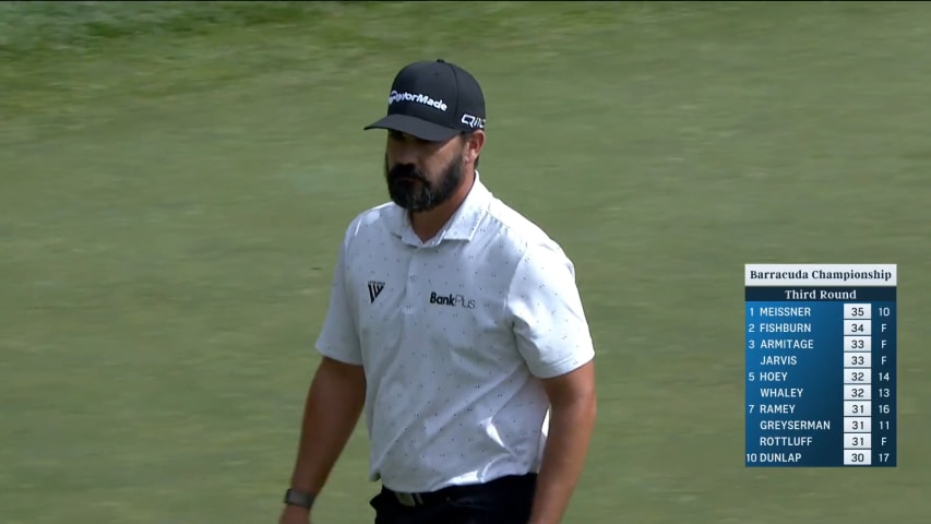 Chad Ramey makes back-to-back birdies on No. 16 at Barracuda