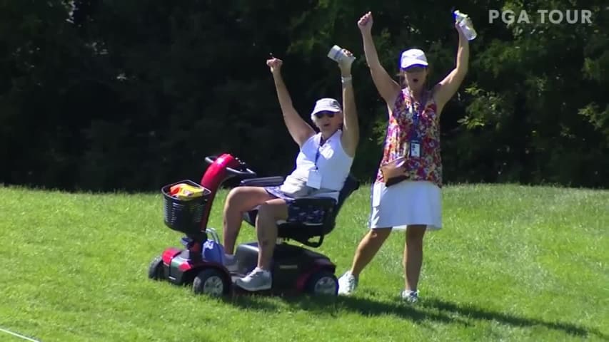 Jerry Kelly birdies No. 16 at American Family Insurance